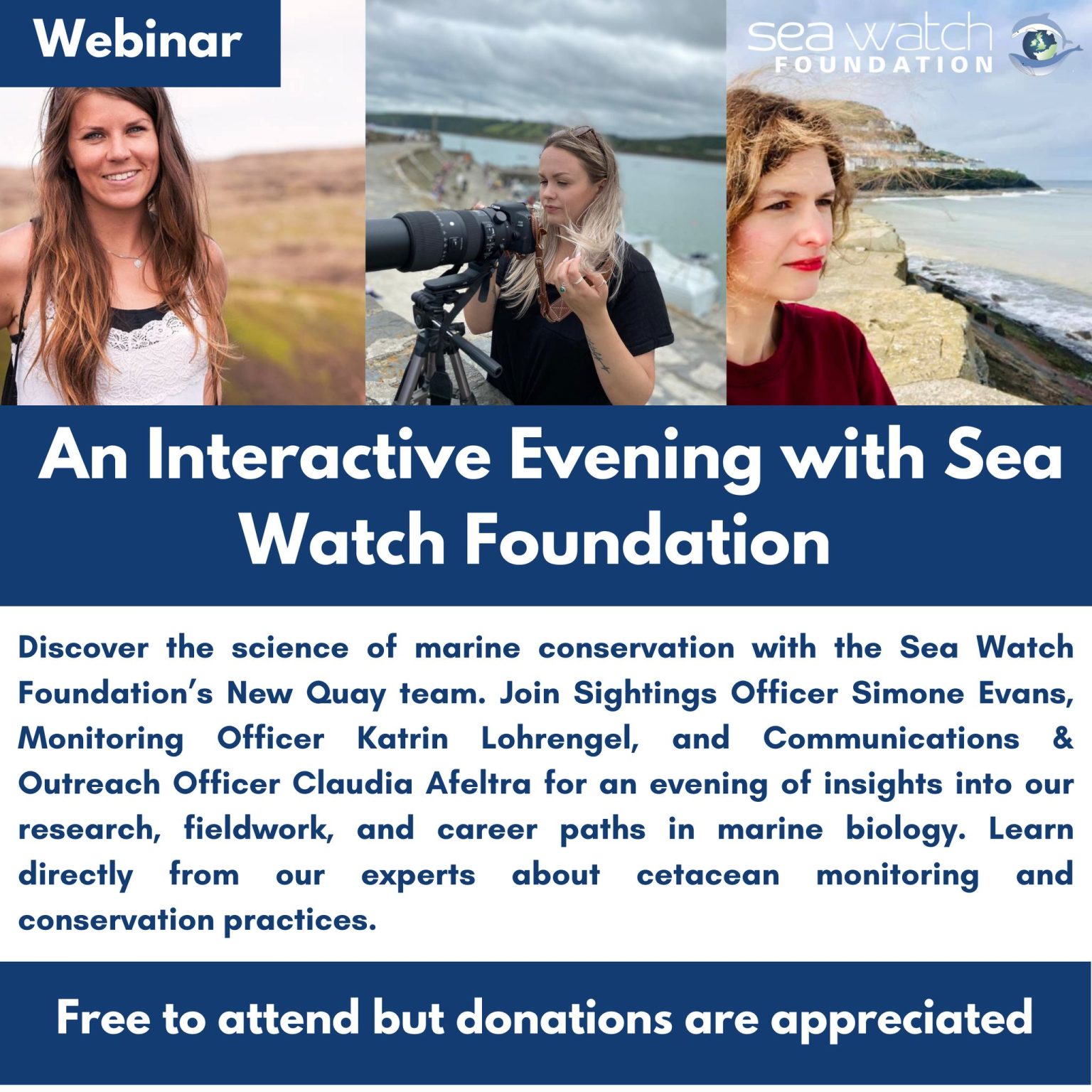 Discover the Science of Marine Conservation with Sea Watch Foundation ...